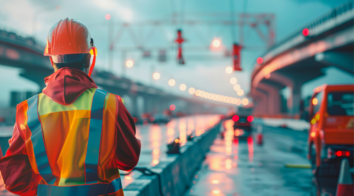 © Foto: Damerfie - stock.adobe.com Witterungseinflüsse und das akute Wetter wirken sich auf den Arbeitsschutz an Arbeitsplätzen im Freien aus